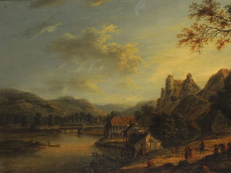 1751-Franz Schütz - Paesaggio